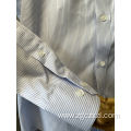 Blue 100% Cotton Men's Shirt